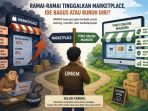 marketplace gambar ilustrasi